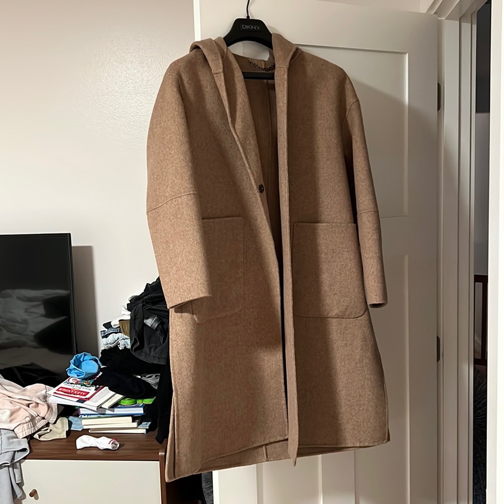 Belle & Bloom coat taupe size M
